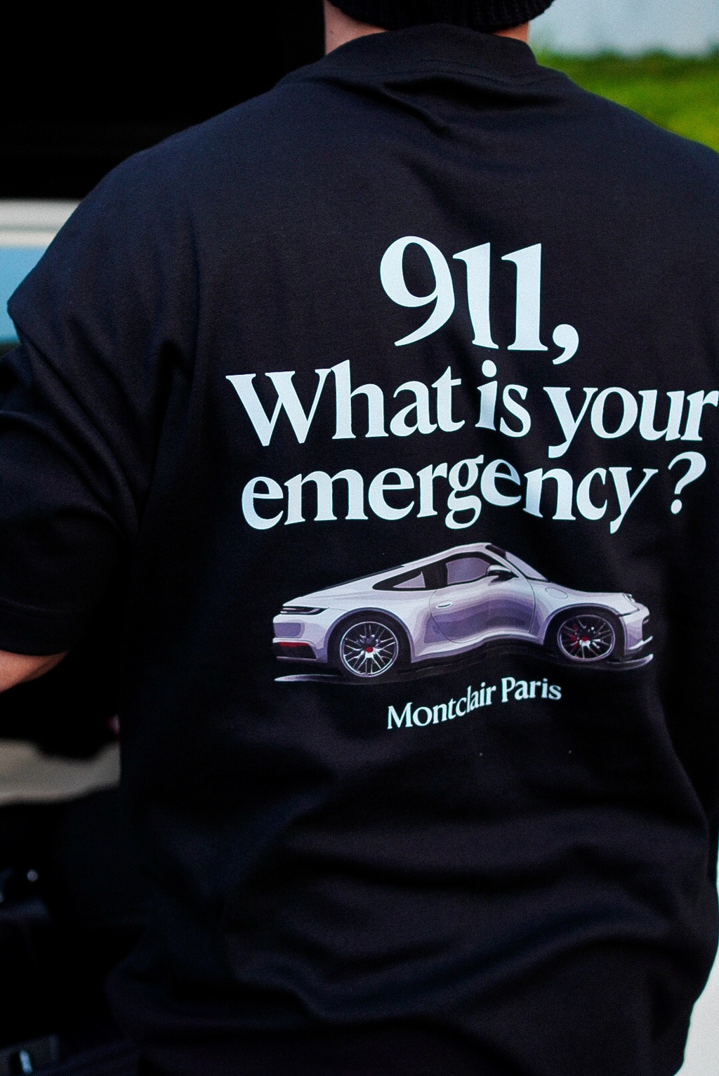 OVERSIZED ''911'' PRETA — foto 4