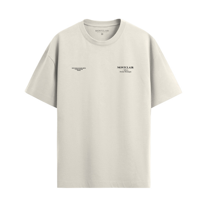 CAMISETA "ATELIER" OFF WHITE — verso