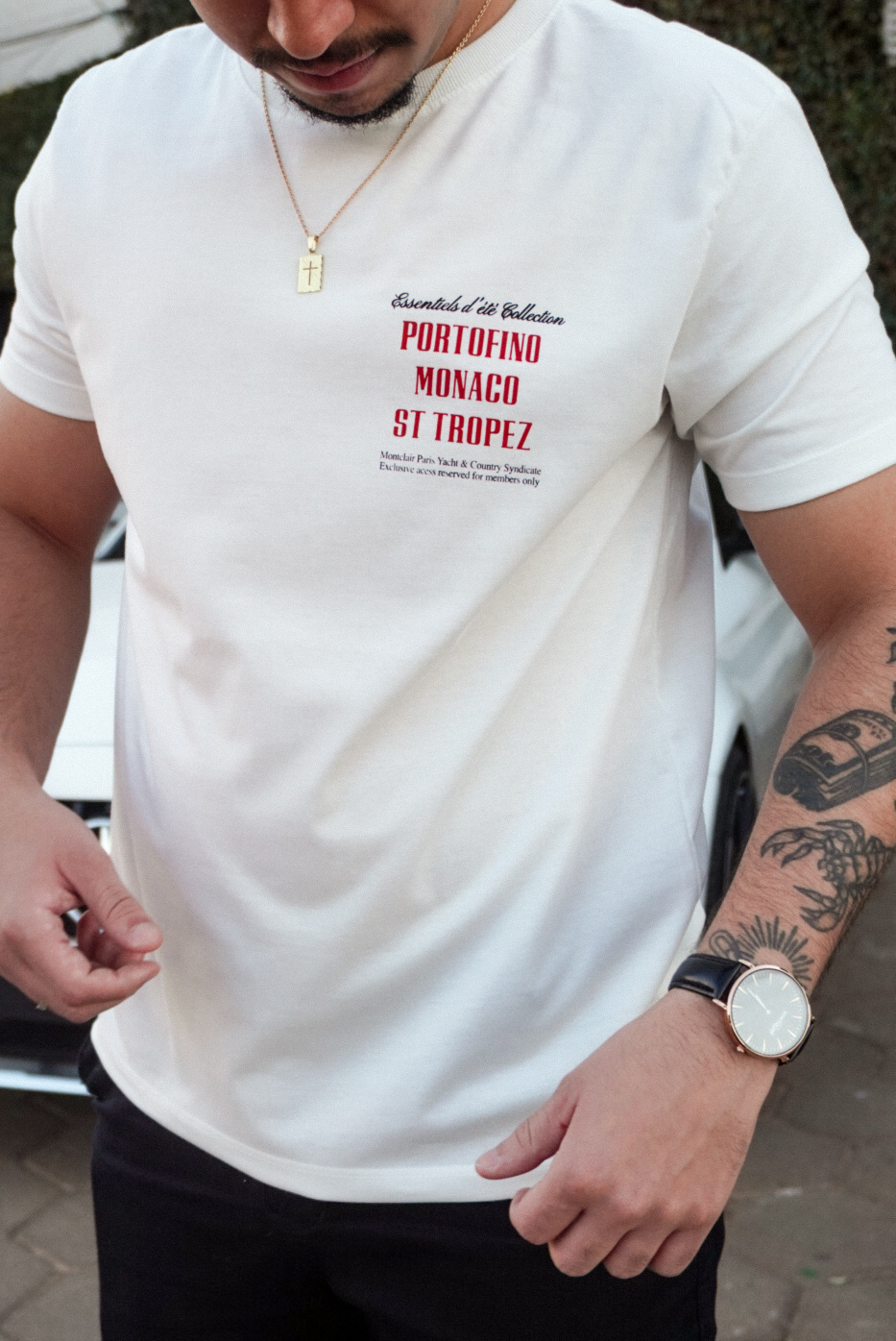 CAMISETA ''PORTOFINO'' OFF WHITE — foto 3
