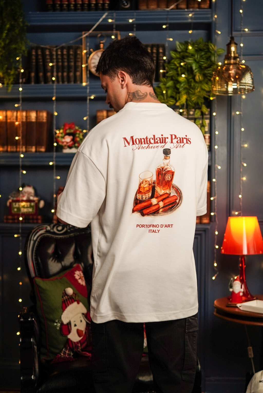 OVERSIZED ''WHISKY' OFF WHITE — foto 4