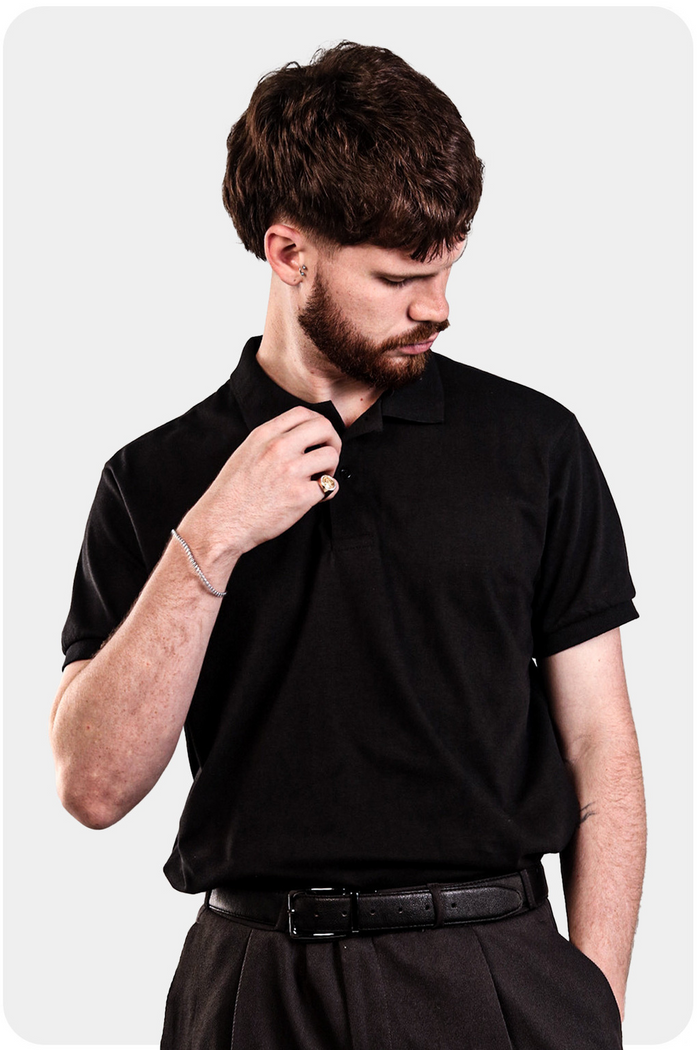 GOLA POLO REGULAR ''BASIC'' BLACK