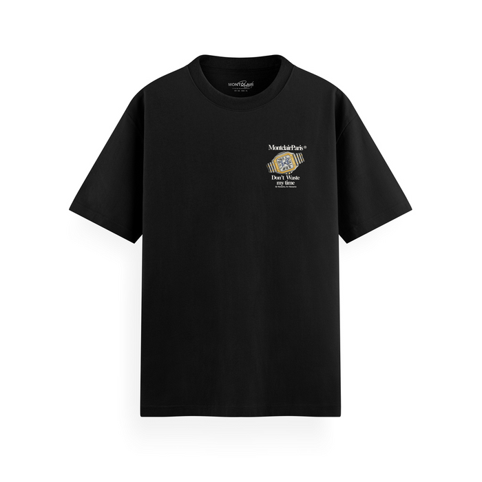 REGULAR ESSENTIAL "MY TIME" PRETO — verso