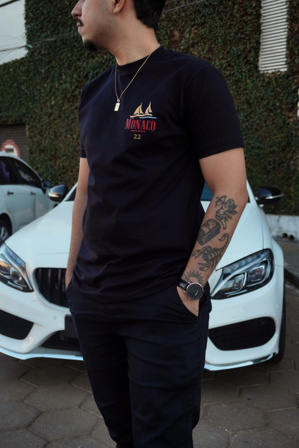 CAMISETA ''RIVIERA'' PRETA — foto 4