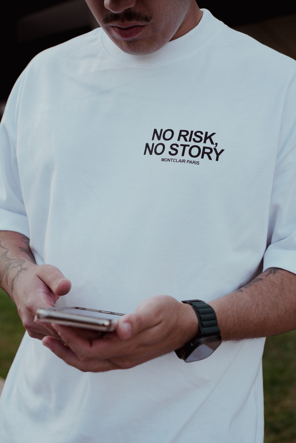 OVERSIZED ''NO RISK" BRANCA — foto 4