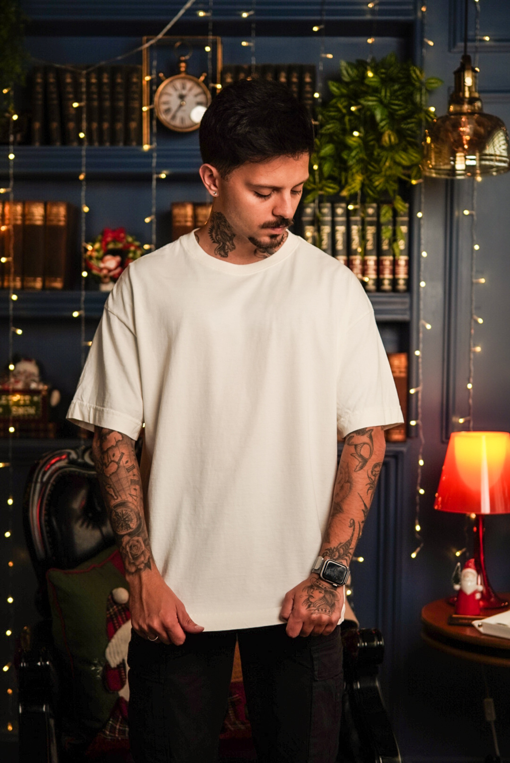 OVERSIZED BÁSICA OFF WHITE — foto 3