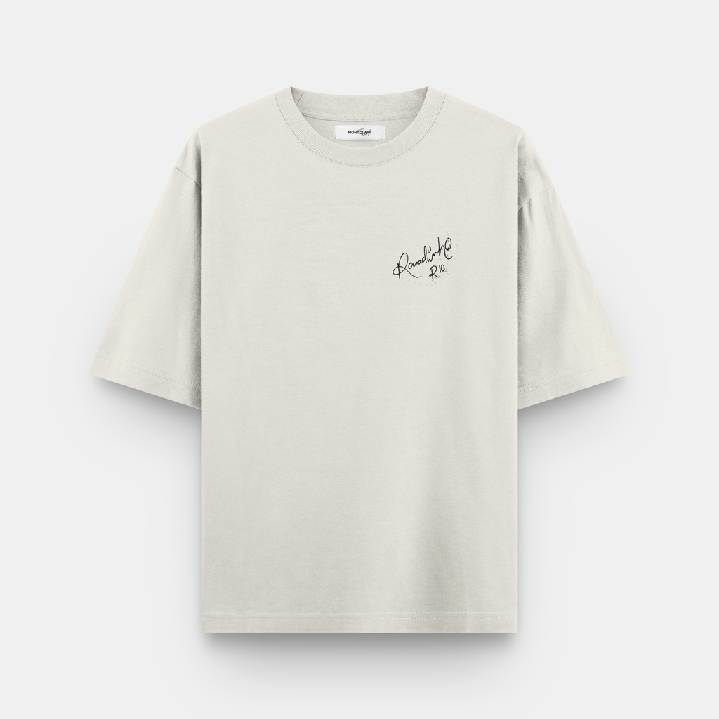CAMISETA OVERSIZED ''R10" OFF WHITE — foto 2