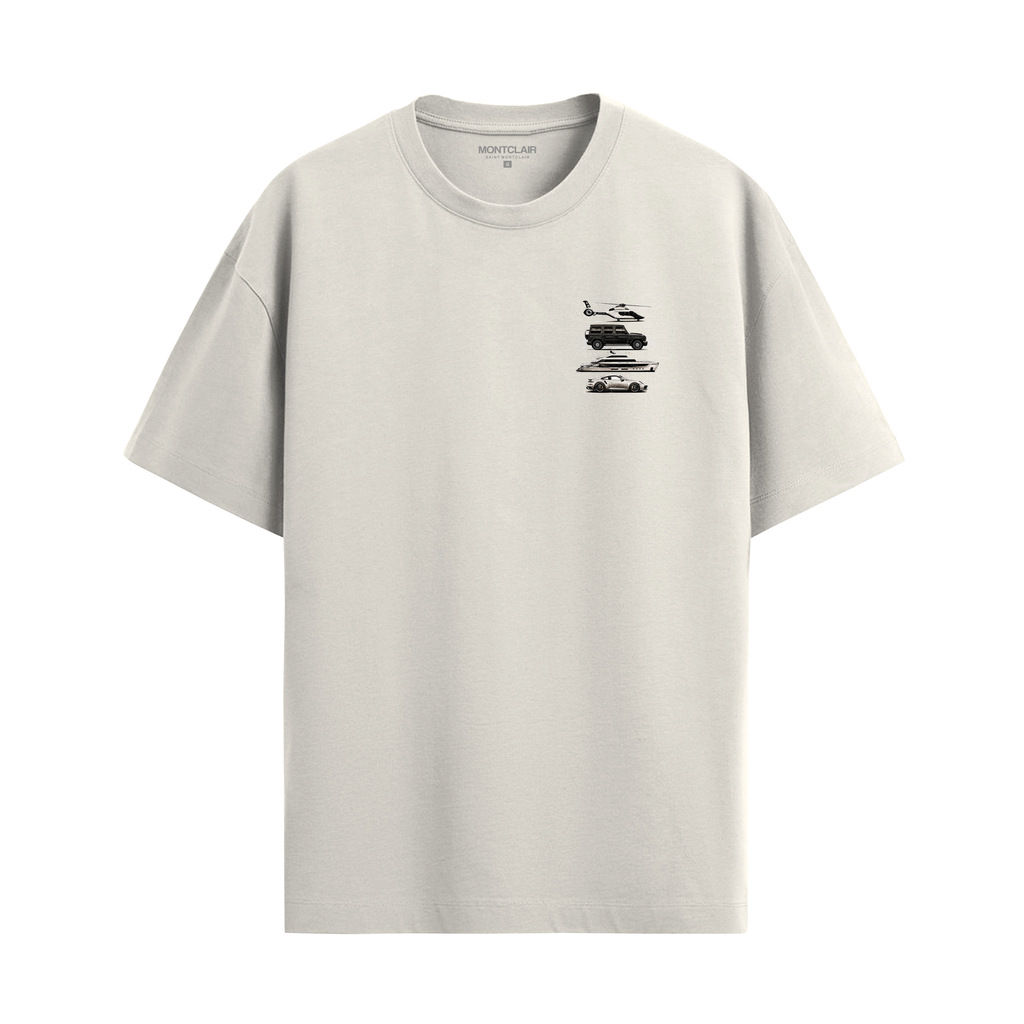 CAMISETA "LIFESTYLE" OFF WHITE — foto 2