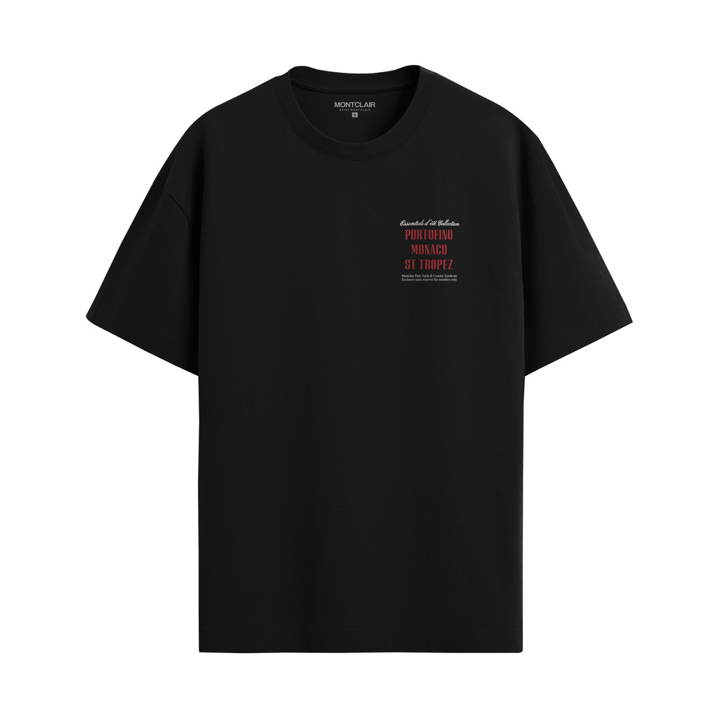 CAMISETA ''PORTOFINO'' PRETA — foto 1