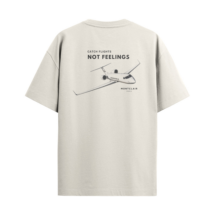 CAMISETA "NO FEELING" OFF WHITE