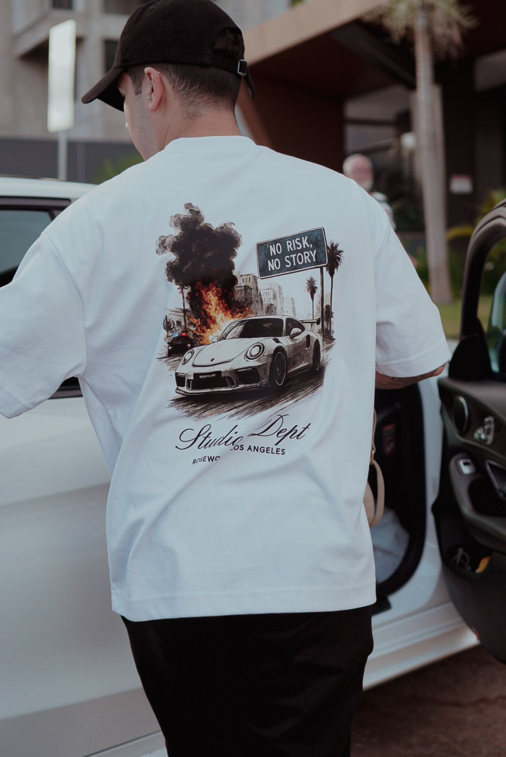 OVERSIZED ''NO RISK" BRANCA — foto 3