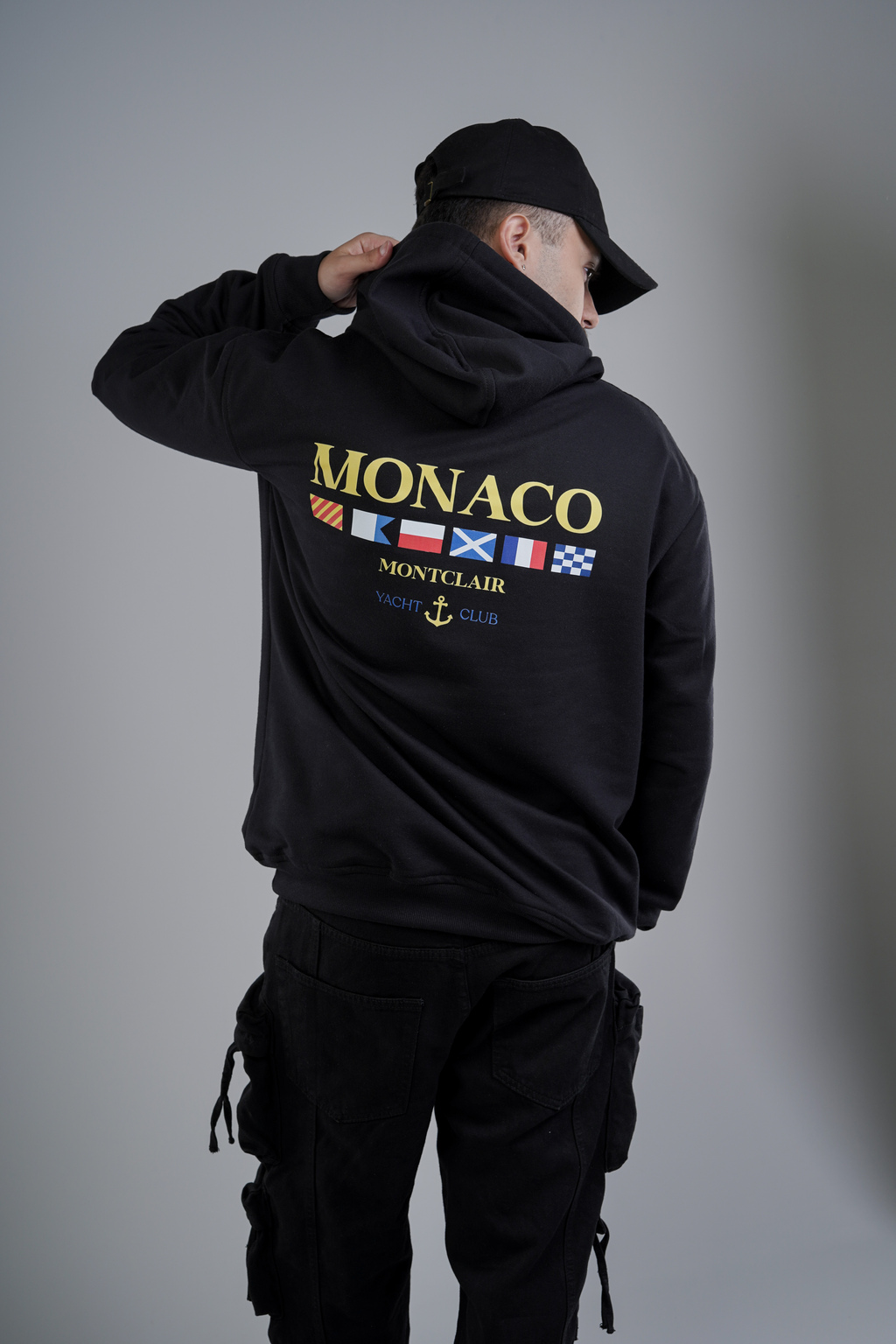 BLUSA MOLETOM ''MONACO'' BLACK — foto 3