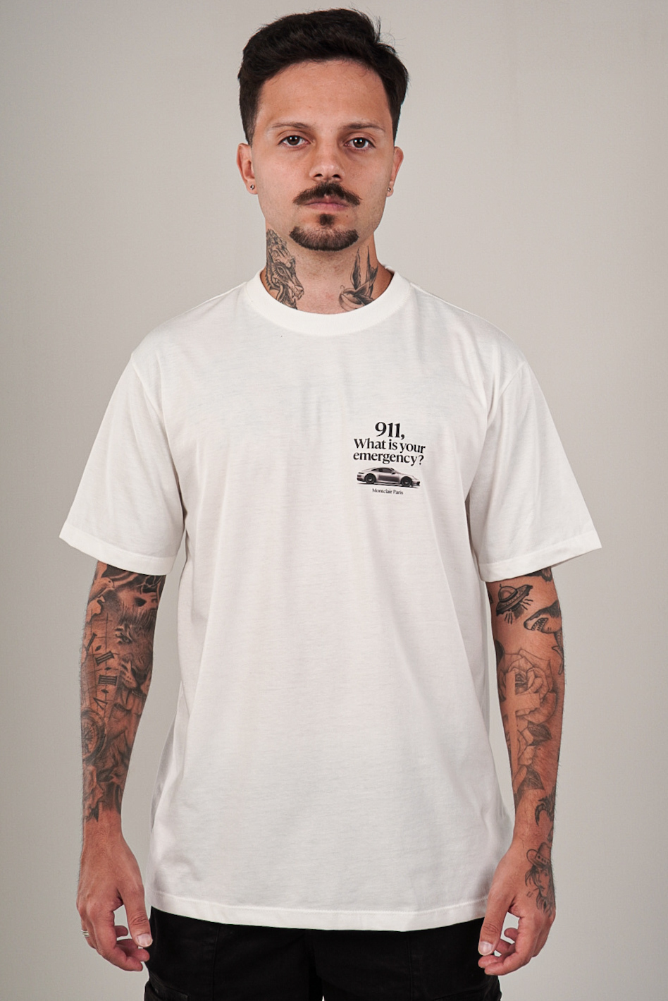CAMISETA "911" OFF WHITE — foto 5