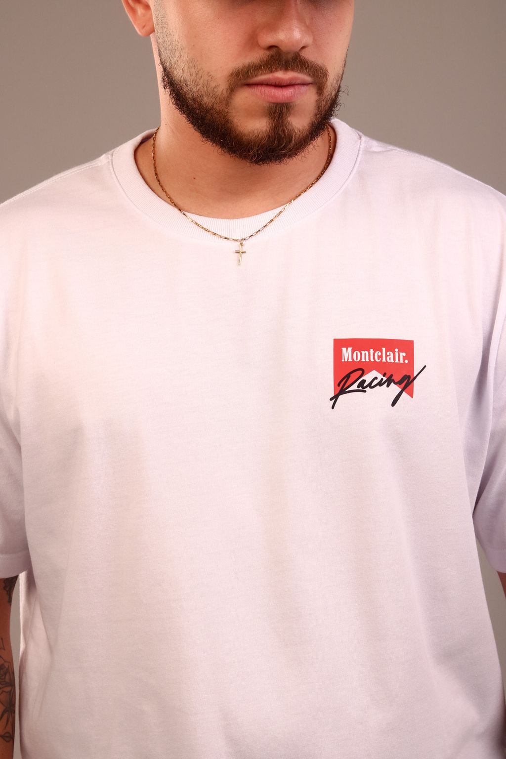 CAMISETA "RACING" BRANCA — foto 6