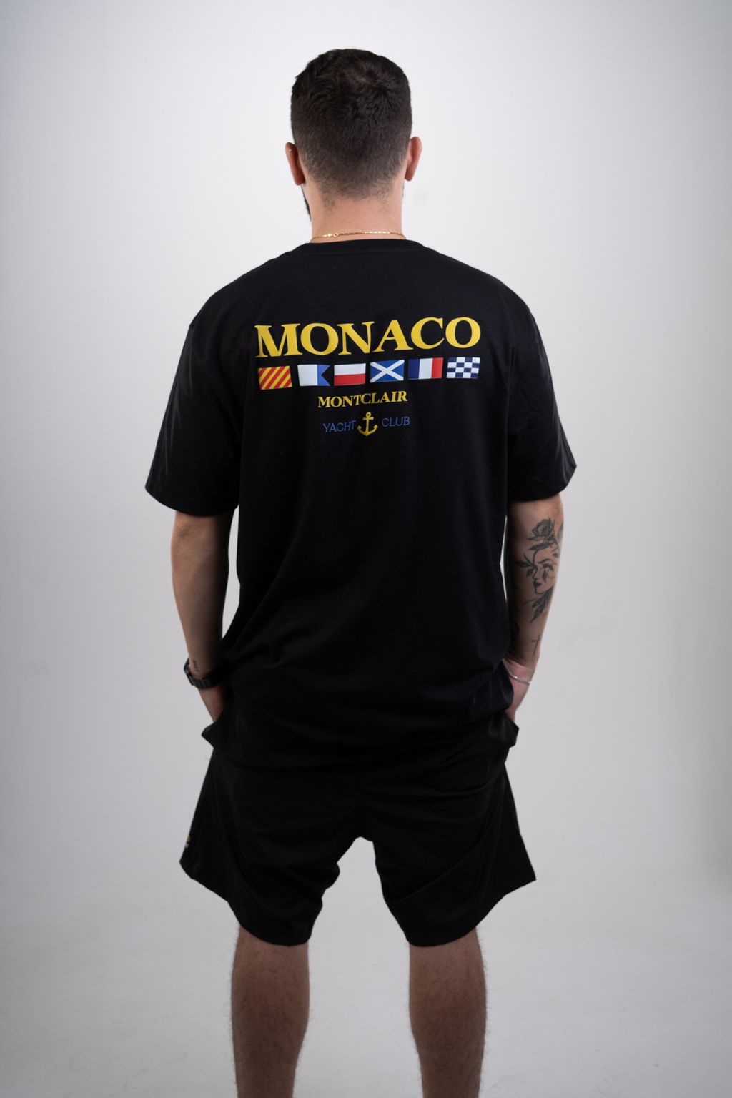 CAMISETA "MÔNACO" PRETA — foto 2