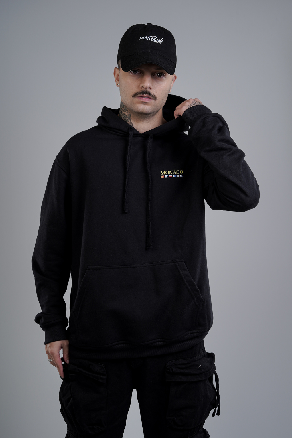 BLUSA MOLETOM ''MONACO'' BLACK — foto 5