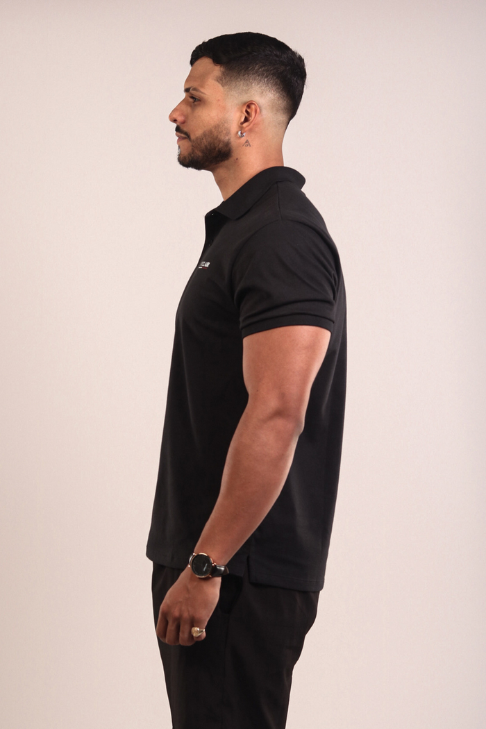 GOLA POLO REGULAR ''FRANCE'' BLACK — verso
