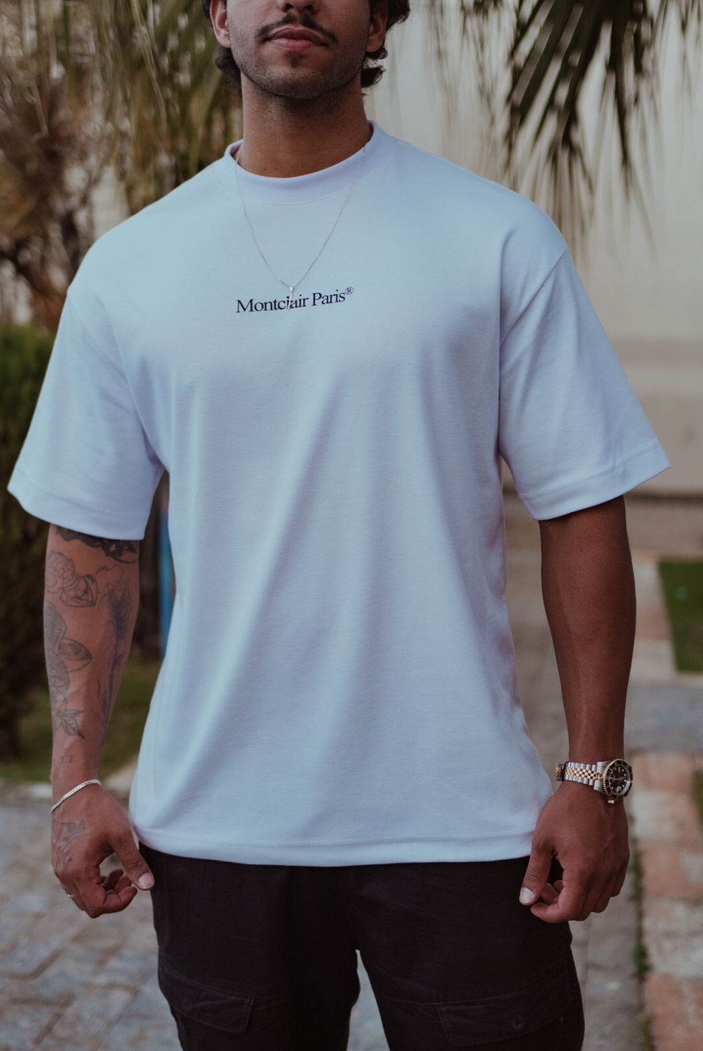 OVERSIZED ''TIME'' WHITE — foto 5