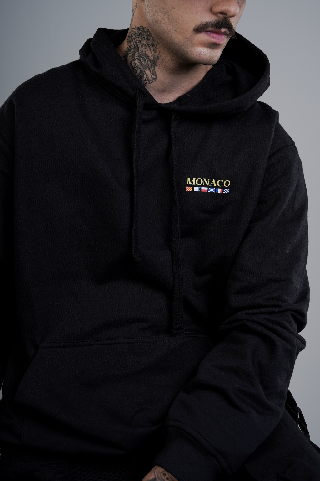 BLUSA MOLETOM ''MONACO'' BLACK — foto 6