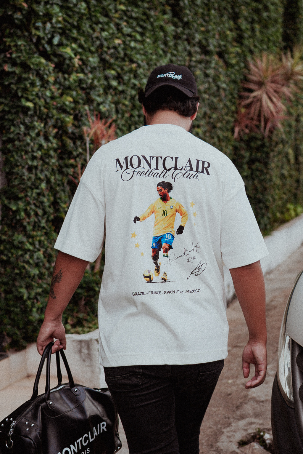 CAMISETA OVERSIZED ''R10" OFF WHITE — foto 3