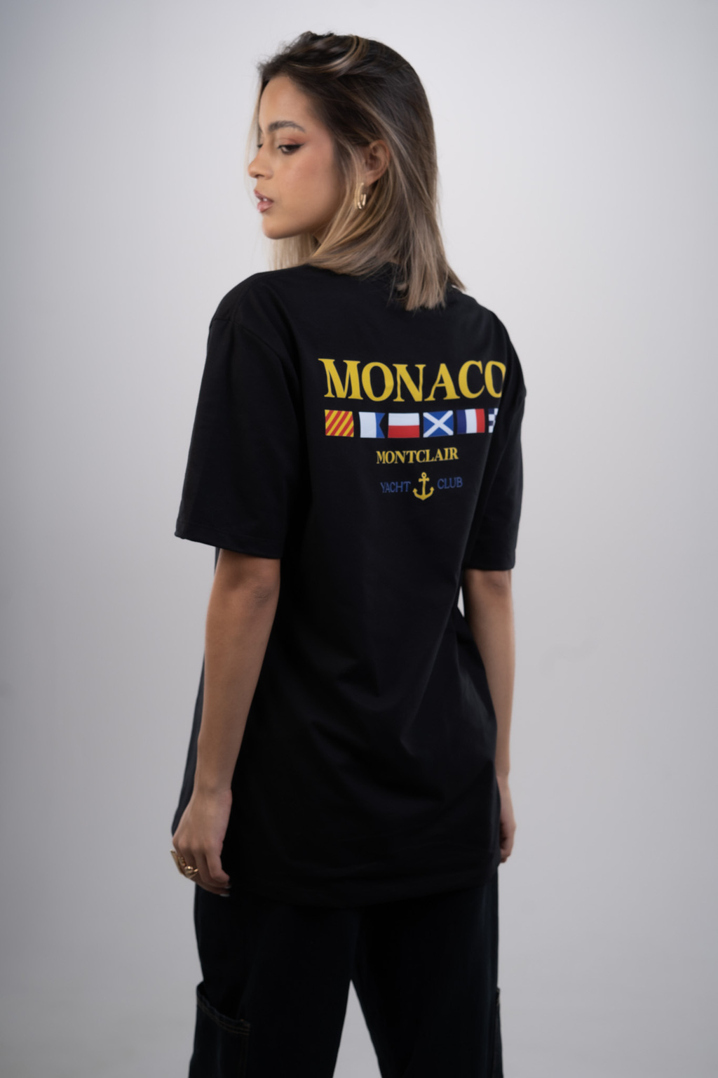 CAMISETA "MÔNACO" PRETA — foto 6