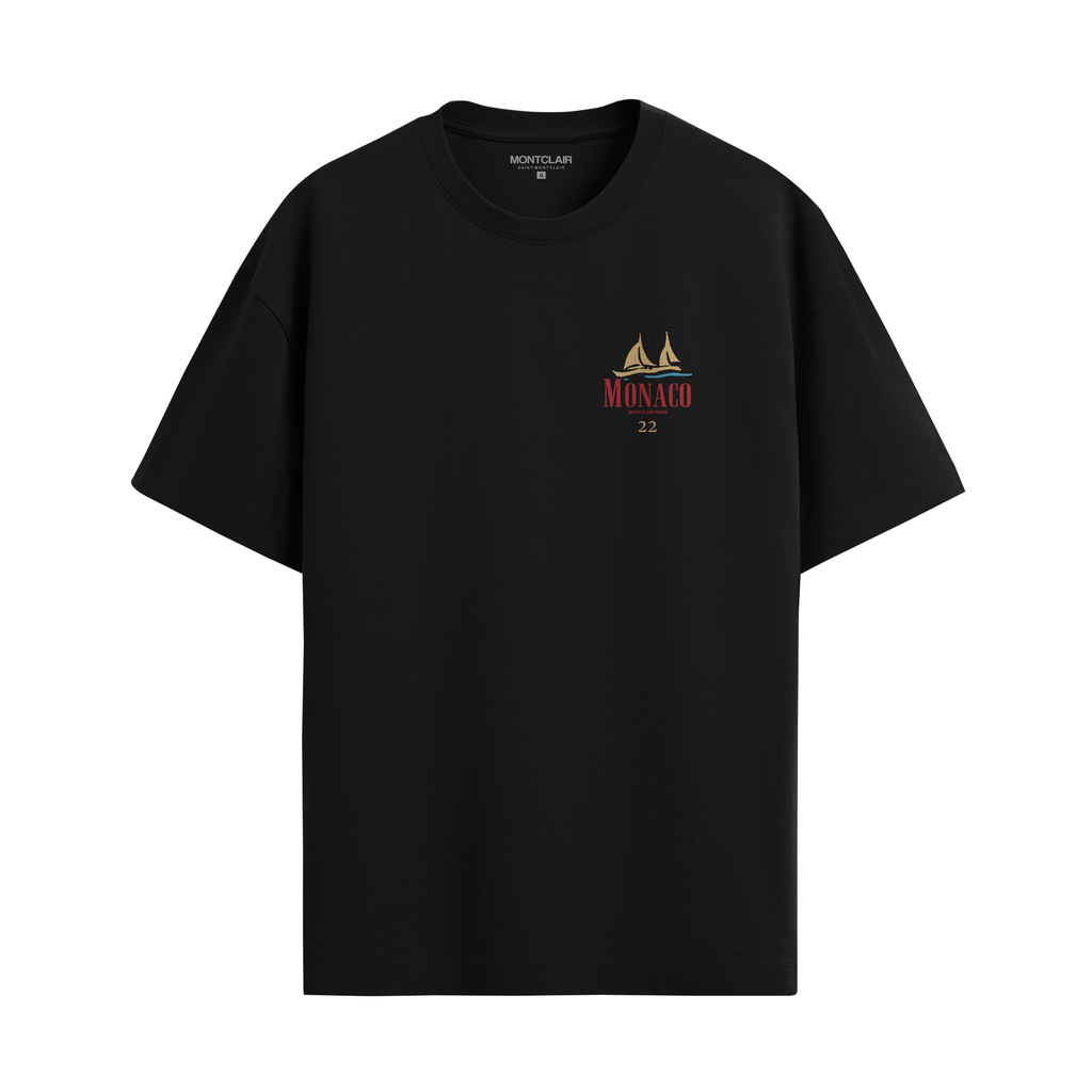 CAMISETA ''RIVIERA'' PRETA — foto 1