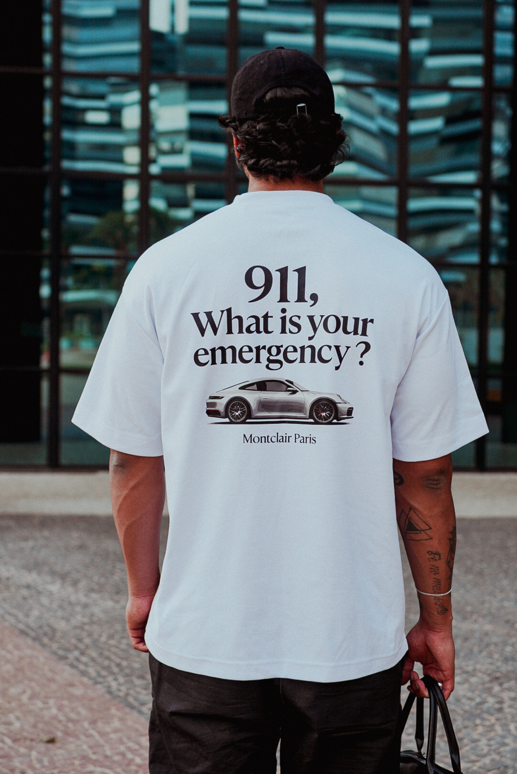 OVERSIZED ''911'' BRANCA — foto 6