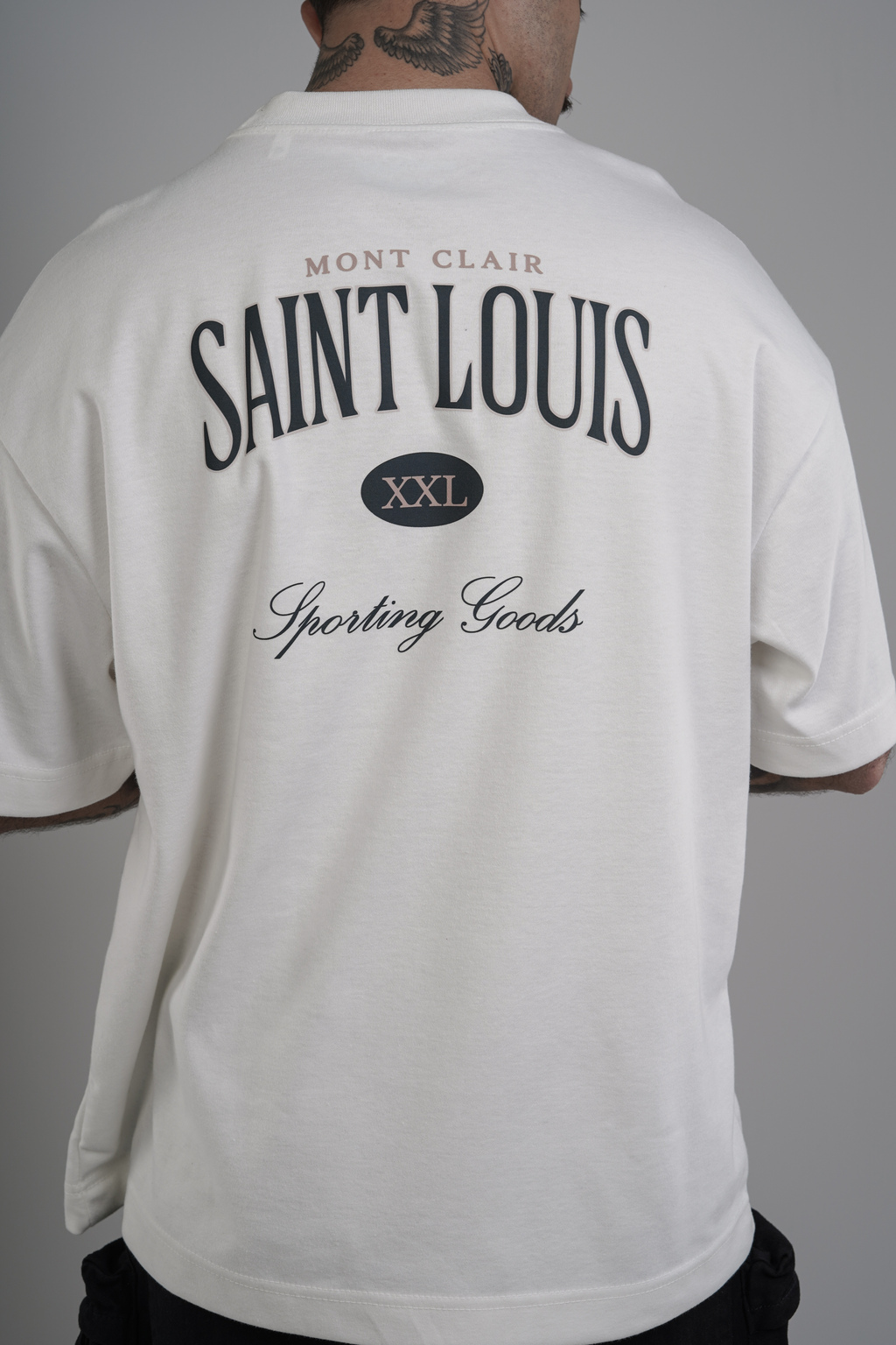 OVERSIZED ''SAINT LOUIS'' OFF WHITE — foto 3