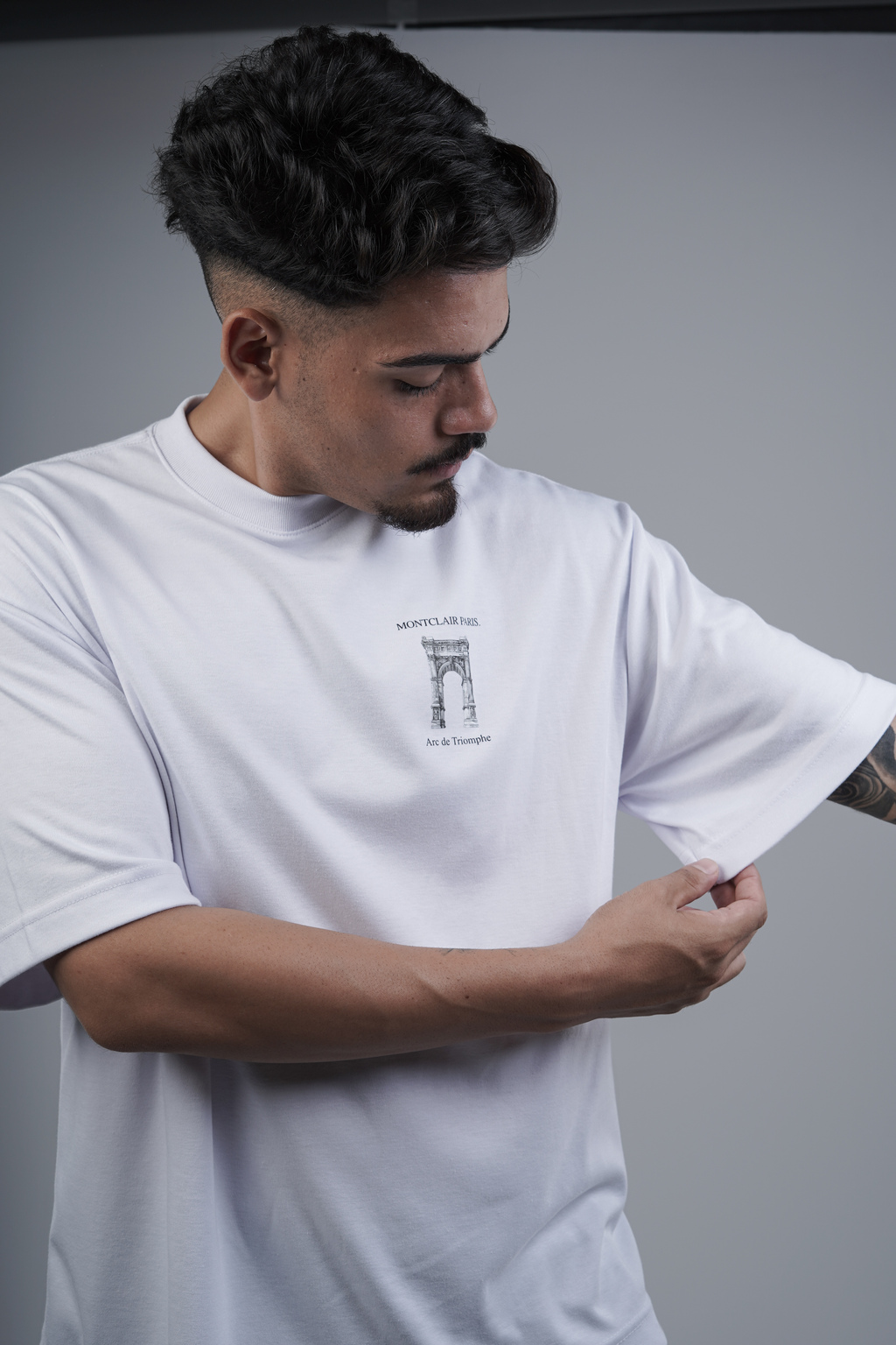 OVERSIZED ''ARC'' BRANCA — foto 6