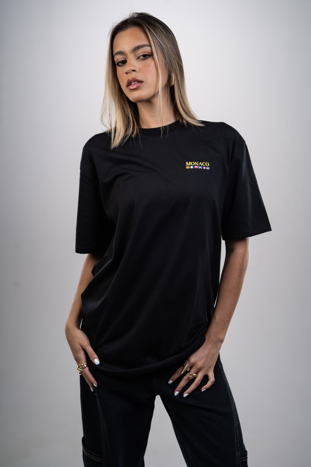 CAMISETA "MÔNACO" PRETA — foto 5