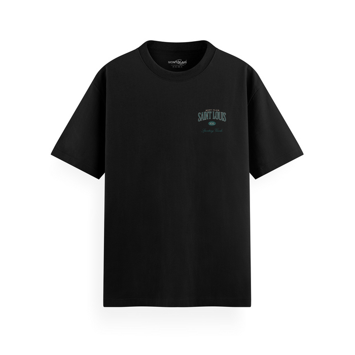 REGULAR ESSENTIAL "SAINT LOUIS" PRETA — verso