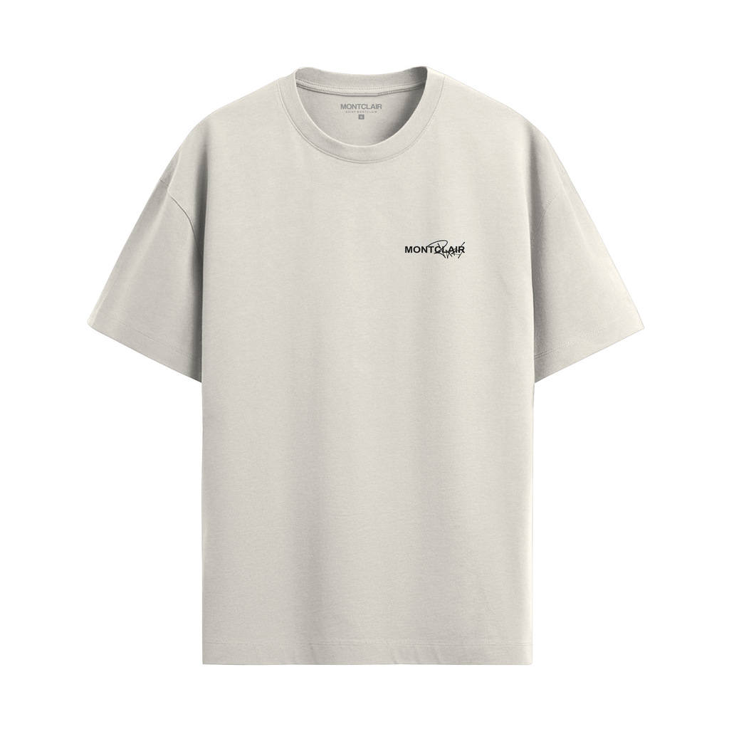 CAMISETA "PARIS BASIC" OFF WHITE — foto 1