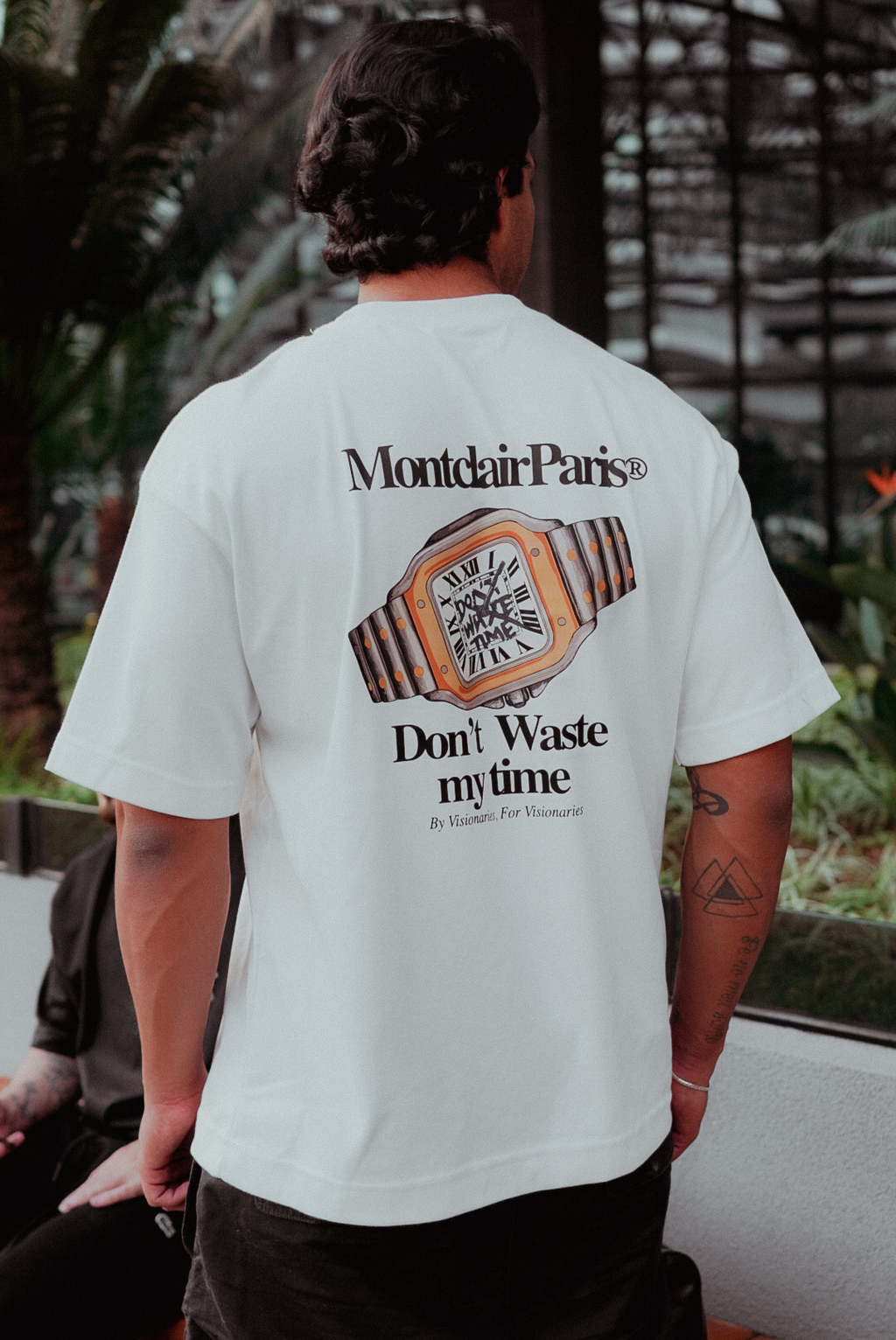 OVERSIZED ''MY TIME'' OFF WHITE — foto 4