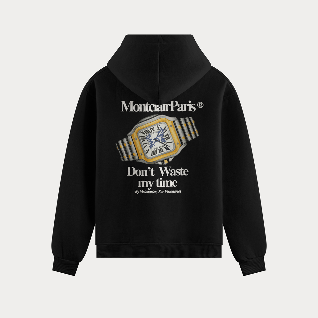 BLUSA MOLETOM ''MY TIME'' PRETO — foto 1