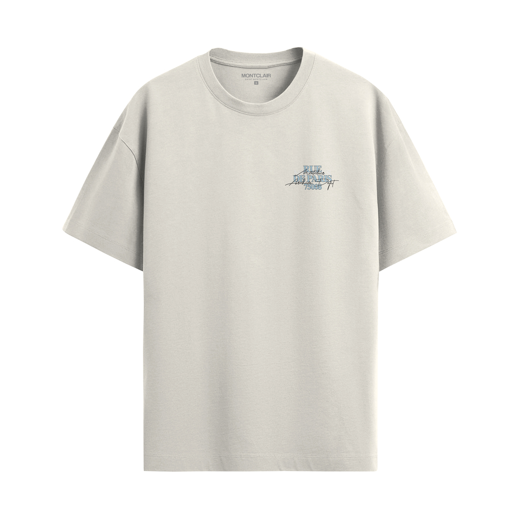 CAMISETA ''RUE DE PARIS'' OFF WHITE — foto 1