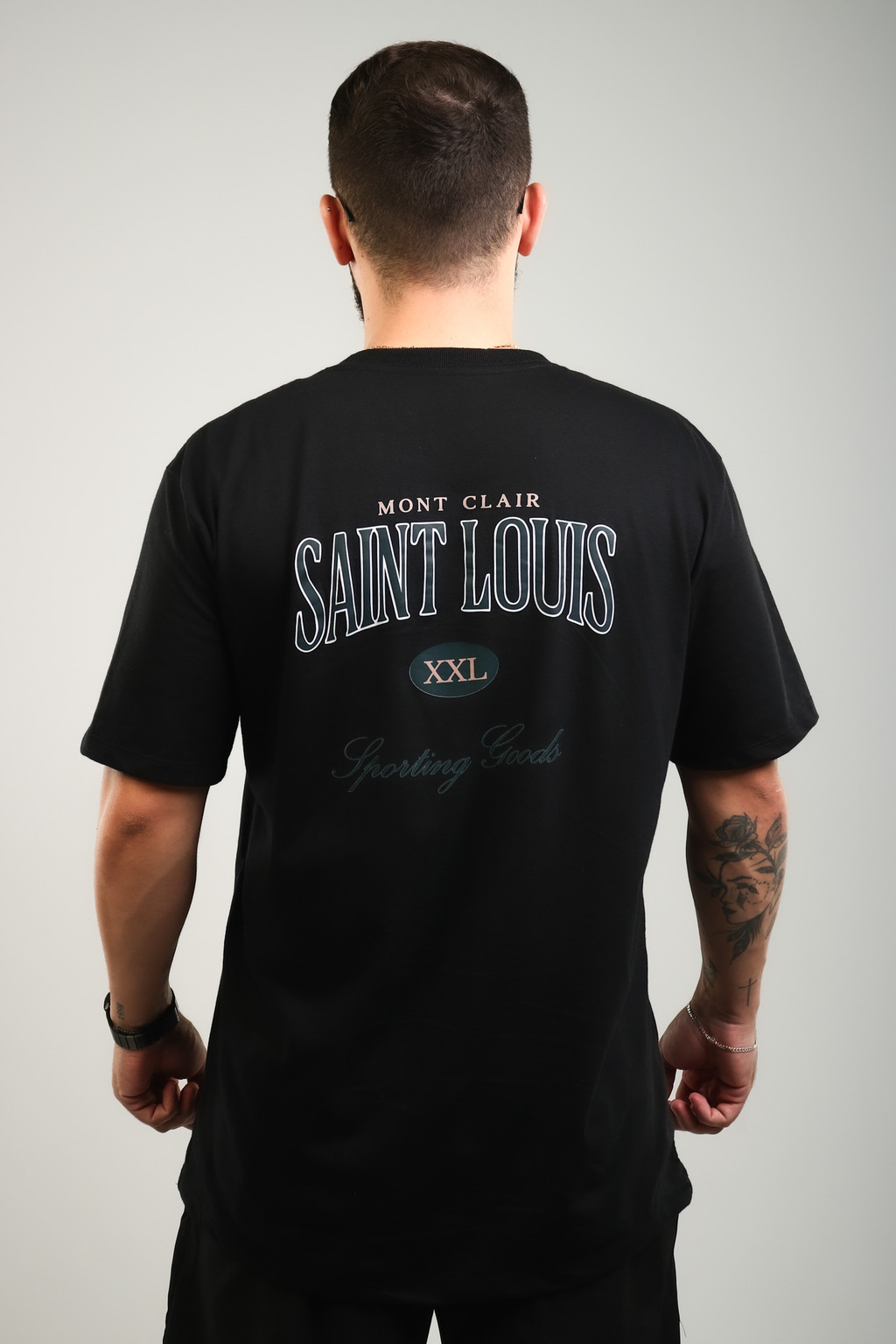 OVERSIZED ''SAINT LOUIS'' PRETA — foto 3