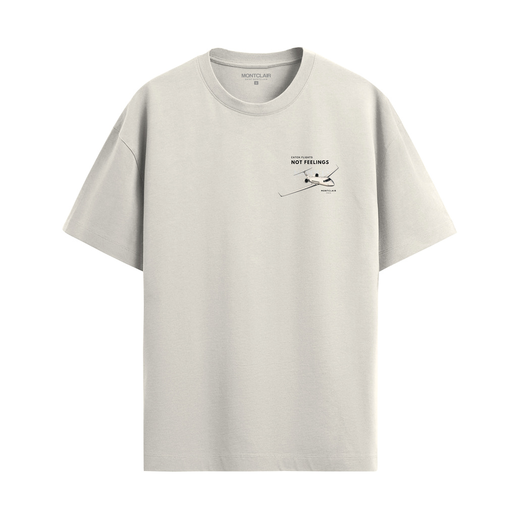 CAMISETA "NO FEELING" OFF WHITE — foto 2