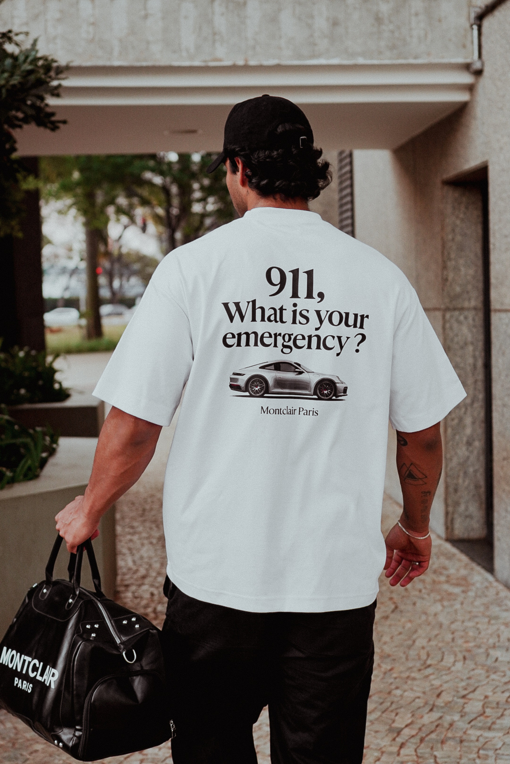 OVERSIZED ''911'' BRANCA — foto 3