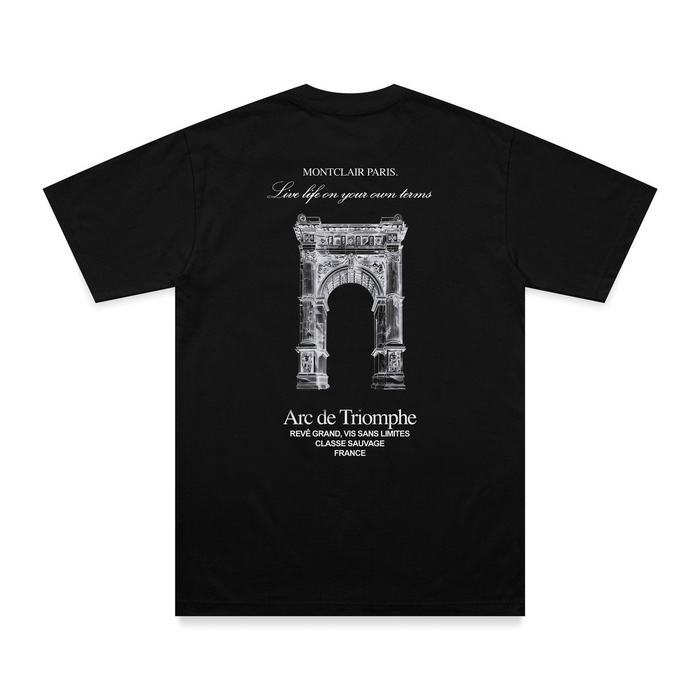 OVERSIZED ''TRIOMPHE'' PRETA