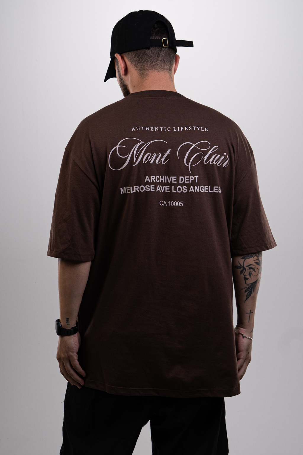 OVERSIZED ''CLUB'' MARROM — foto 4