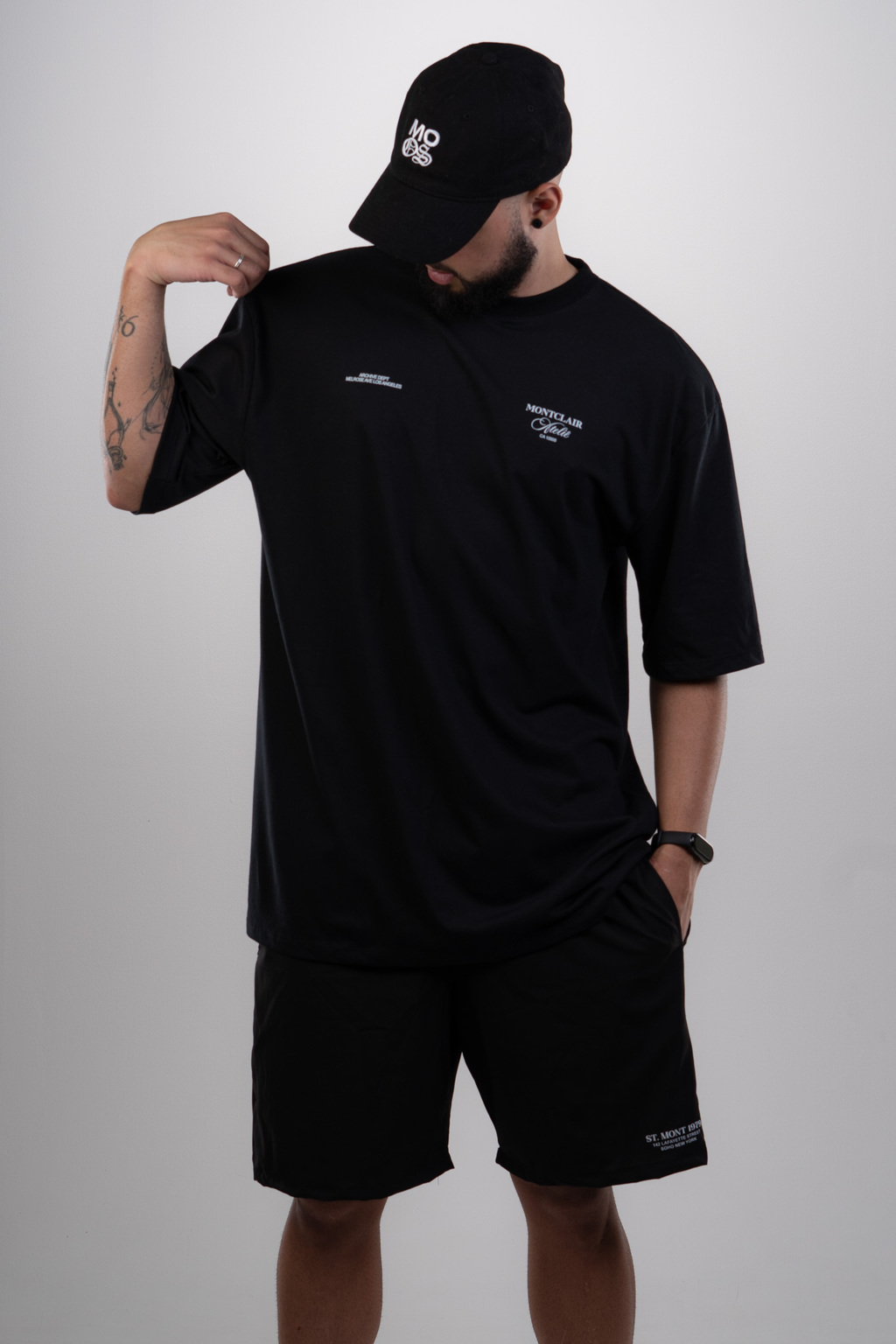 OVERSIZED ''CLUB'' PRETA — foto 4