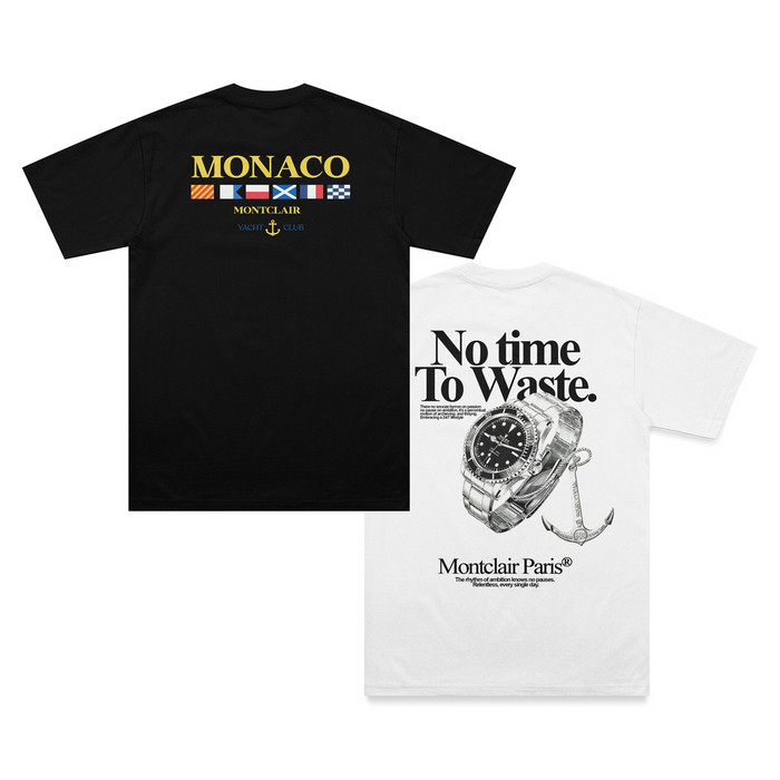 COMBO 2 CAMISETAS OVERSIZED ''MONACO X TIME''