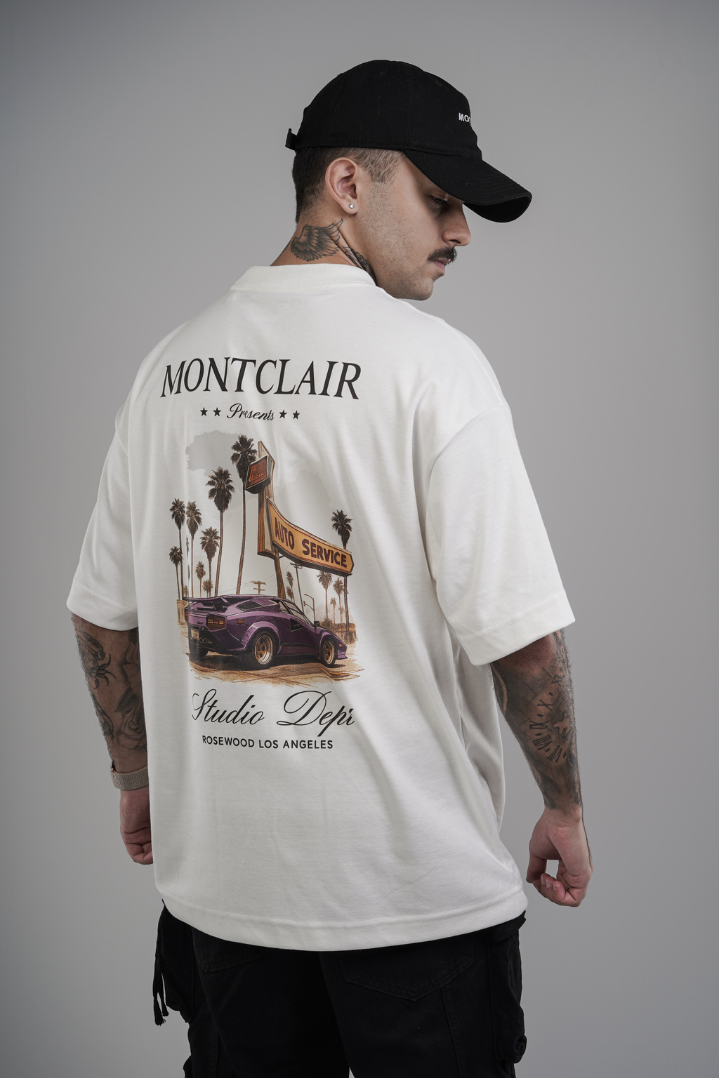 OVERSIZED ''SUNSET DRIVE'' OFF WHITE — foto 3