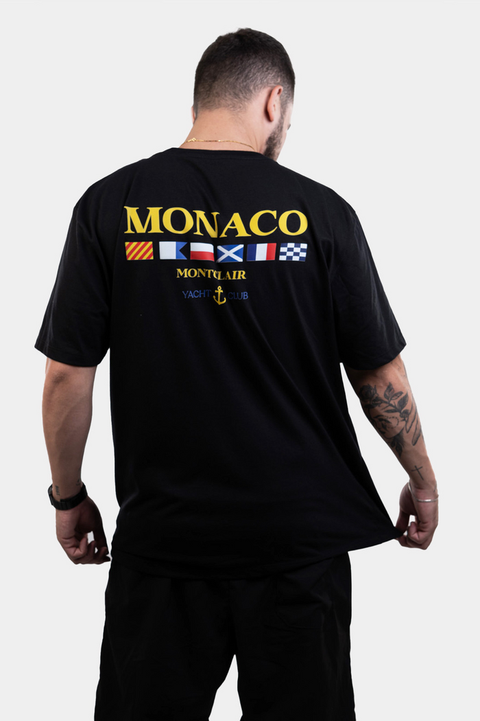 CAMISETA "MÔNACO" PRETA