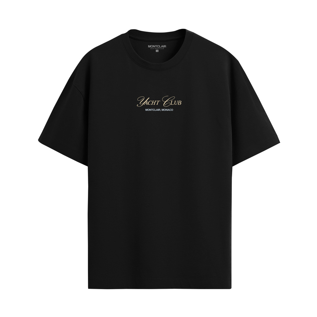 CAMISETA ''YACHT CLUB'' PRETA — foto 1