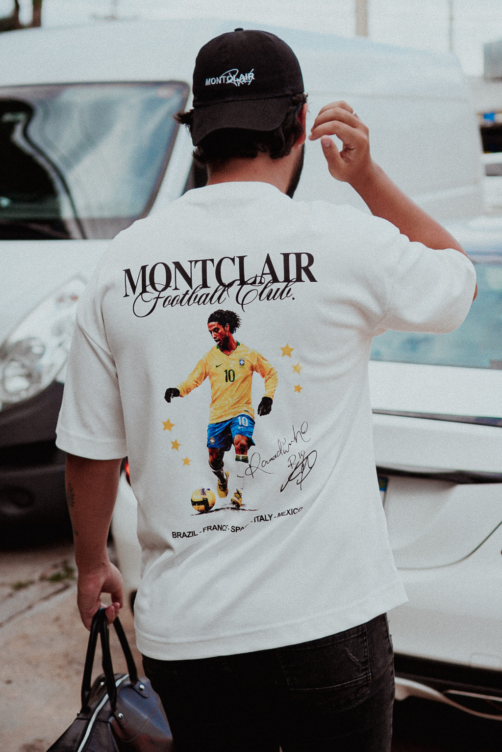 CAMISETA OVERSIZED ''R10" OFF WHITE — foto 4