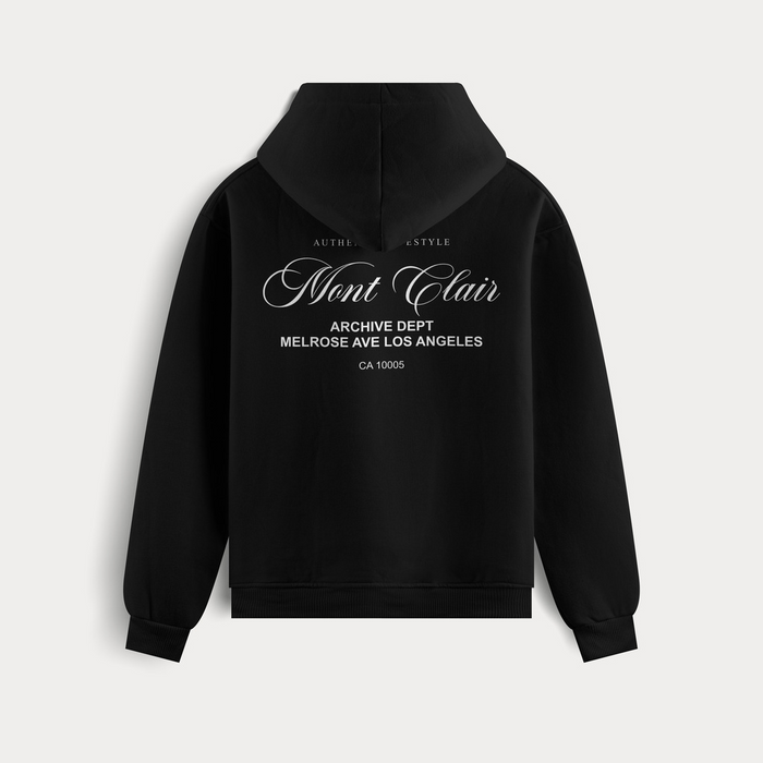 BLUSA MOLETOM ''CLUB MONT'' PRETA