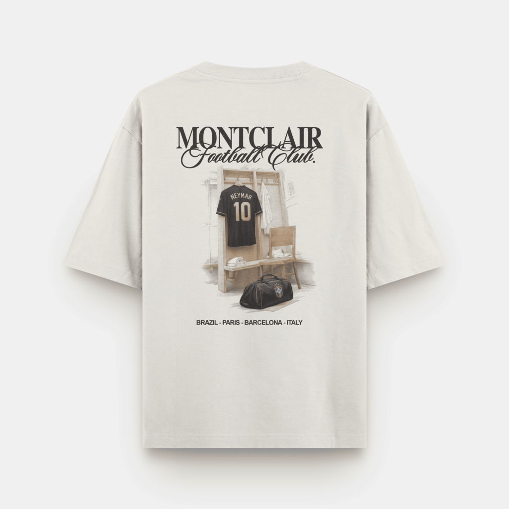 OVERSIZED ''NJR" OFF WHITE — foto 1