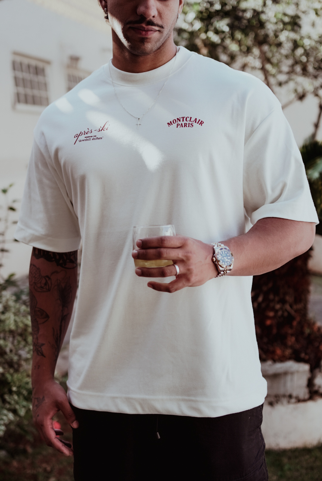 OVERSIZED ''SKI'' OFF WHITE — foto 6