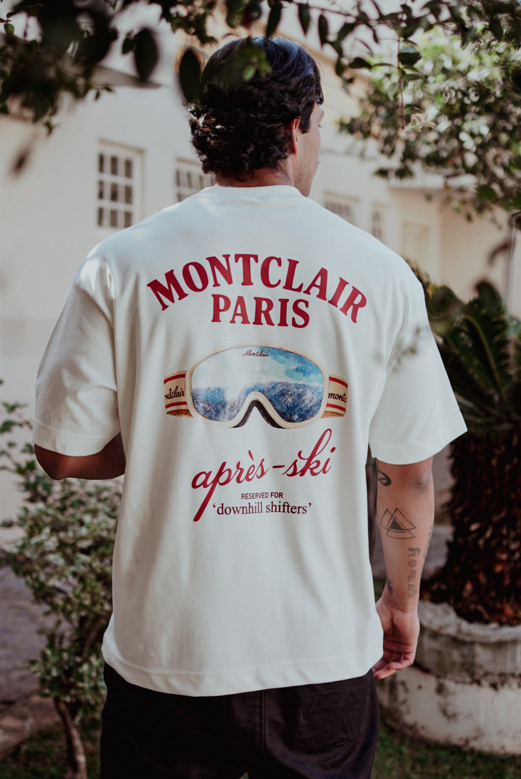 OVERSIZED ''SKI'' OFF WHITE — foto 5