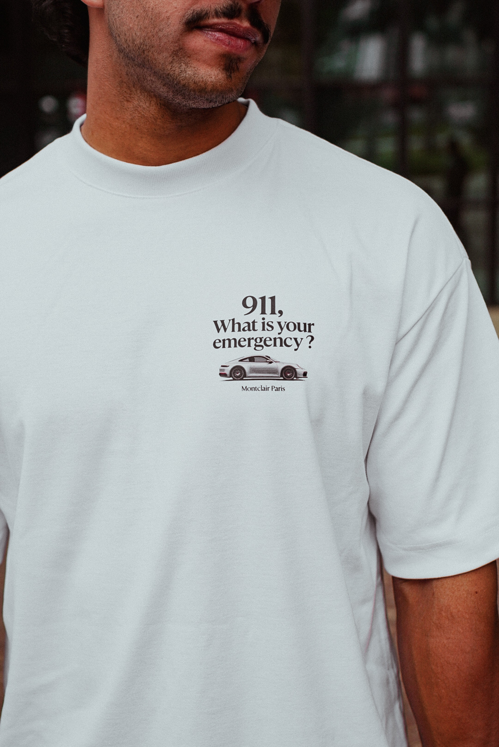 OVERSIZED ''911'' BRANCA — foto 4